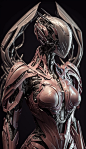 Sci-Fi,hyper quality,highly detailed,elaborate,dof,Full Body,4k,Female robot, futuristic mask, Knights of Sidonia style