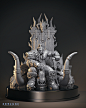 World Of Warcraft. Grom Hellscream, Abbas Emadi. 3DCube : Hi friends, hope you are well. This is my recent personal work. It is a 3D Print project that I wanted to show my abilities 
in 3D Printing.
The main idea for this work, began of two years ago, whe