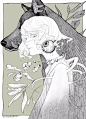 女孩和黑狗 | 秋原akihara - 原创作品 - 涂鸦王国插画