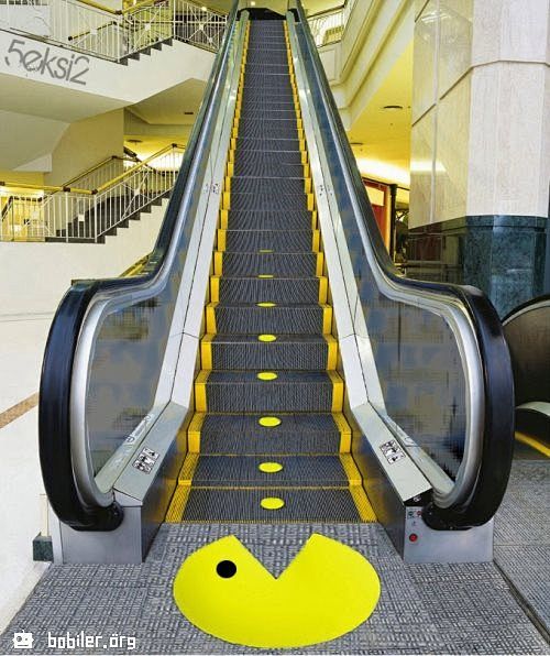 The escalator.: 