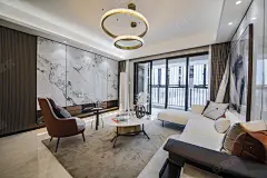 保利时光印象C户型，保利时光印象4室2厅2卫1厨约130.00平米户型图，朝南朝向 - 泉州安居客