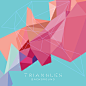 Triangles Background Vector Graphic