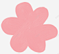 粉色水彩花朵形状 平面电商 创意素材