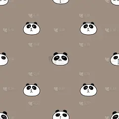 可爱的,熊猫,四方连续纹样,背景,泰迪熊,纺织品,野生动物,壁纸,哺乳纲,爱