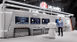 booth Exhibition  3D visualization interior design  architecture