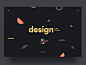 Michael Korwin - Designer Portfolio shapes portfolio personal typography minimalistic minimal design ui ux landing page webdesign web