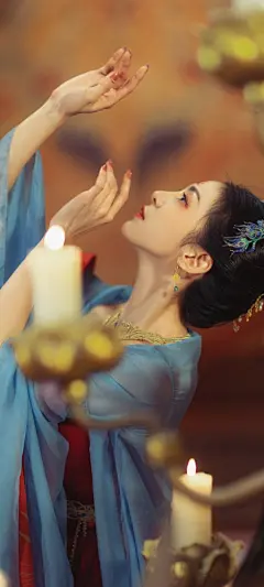 敦煌风美女全屏手机桌面壁纸
