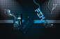 General 3200x2100 logo digital art technology cyan