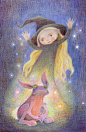 鱼虫的相册-【插画】Kathy Hare—彩铅画