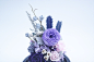 ZSHU永生花 紫色系设计 仿真绿植鲜花速递礼品 |北京同城 顺丰-淘宝网