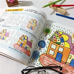 现货魔力童画系列 精彩油画棒少儿美术素质教育丛书邵红梅编儿童画专业绘画涂鸦图册学生创意画册课堂美术培训教材 油画棒入门起步-tmall.com天猫