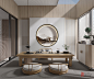 新中式家装设计方案 - 效果图交流区-建E室内设计网