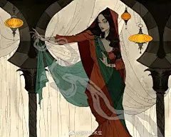 精湛的哥特式黑暗童话
.
人物插画、漫画艺术家
.
Abigail Larson ​​​​