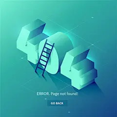 2.5商务UI插画数据传输区块链404网络云存储未来电子科技矢量素材-淘宝网