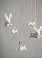 Lovely handmade baby crib mobiles - Patricija on Etsy via Mr P blog