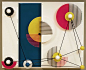#7, New York by Charles Joseph Biederman (American, 1906 - 2004); 1940;  wood, metal, plexiglas, paint; 66 3/4" x 81 1/4" x 15 1/2" | Gift of Lydia E. and Raymond F. Hedin | Tweed Museum of Art