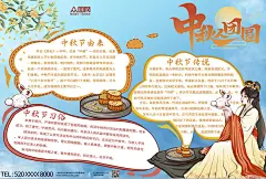 小清新中秋节小报手抄报