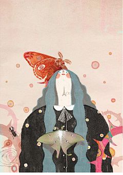 临摹到大师之路，258张国外插画大师Lisk抽象插画！【083期】 : 每天分享优质的设计资源，成就你的设计之路！