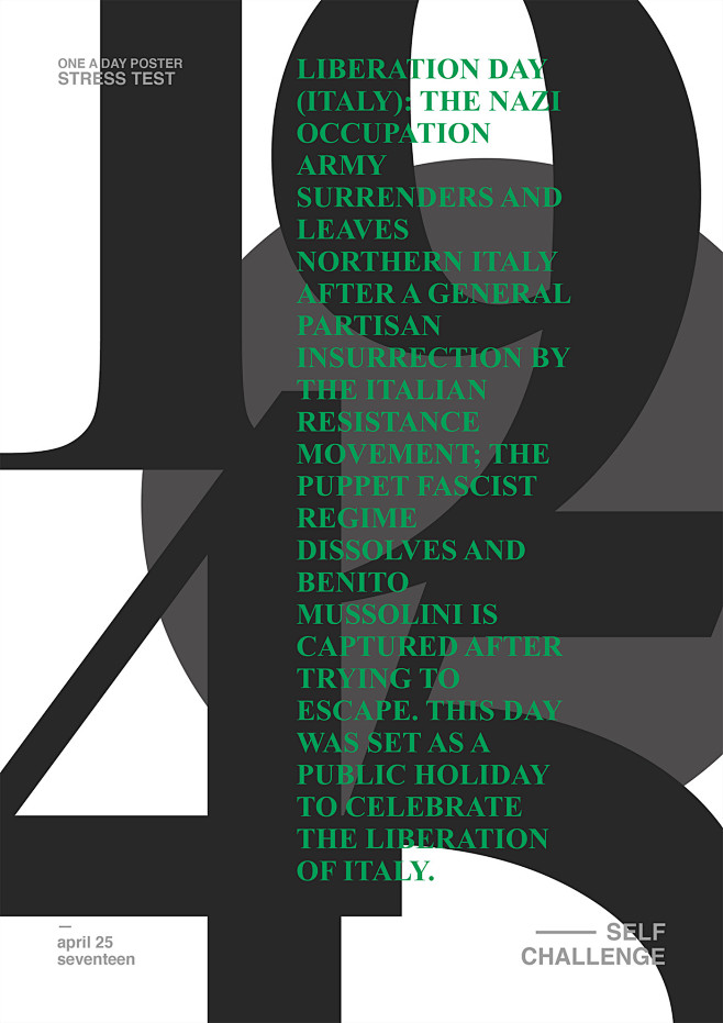 One a Day Poster | A...