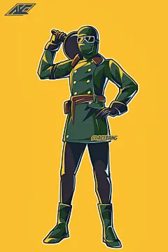 PUBG游戏腾讯和平精英吃鸡插画 美术宣传海报壁纸 (20)