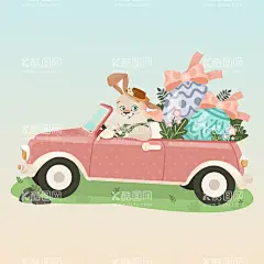 可爱兔子背景   - 源文件下载【酷图网】可爱兔子背景,小兔子背景,壁纸,复活节背景,卡哇伊,小白兔