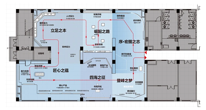 图片_展厅-布局动线图片素材-花瓣网