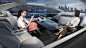 volvo 360C autonomous car concept is a bedroom, living space and work office on wheels :  
