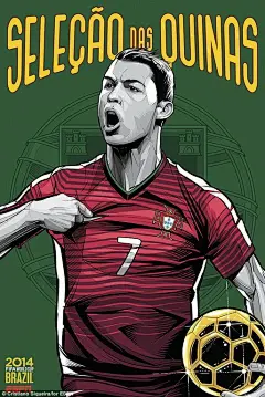 ESPN发世界杯珍藏海报 32强豪华大集结_网易体育
