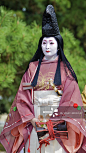 A costumed participant in Jidai Matsuri. - 创意图片 - 视觉中国