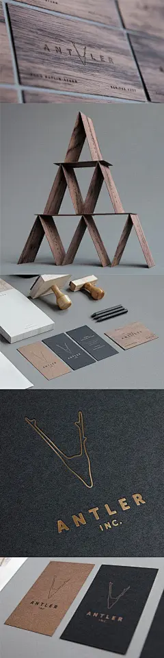 名片//品牌与识别&gt;&gt;激光切割木制名片