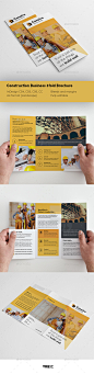 建设3折叠手册- InDesign模板宣传册印刷模板Construction 3 fold Brochure - InDesign Template - Brochures Print Templates建筑,建筑,建筑,清洁服务,建设、建筑业、建筑公司、承包商,电工,工程师,杂工,油漆、画家、管道工、改造 architecture, builder, building, cleaning services, construction, construction business, constructio