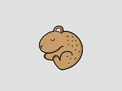 When I think of Brazil, I think of Capybaras. Home to the world's largest rodent! Another fun playoff by @Sticker Mule
