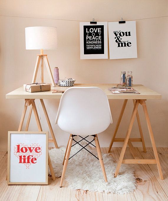 Love Life Print by o...