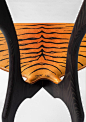 Ash easy chair with armrests with integrated cushion TIGER ART GAULINO by BD Barcelona Design_3