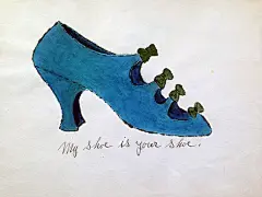 安迪·沃霍尔画的鞋子✨

他在艺术生涯初期，为鞋业公司画过许多的插画。色彩浓郁，充满奇思妙想，你喜欢哪个～？ ​​​​