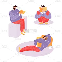 绘画插图,书,公寓,男孩,可爱的,白昼,乌克兰,哲学家,图书馆