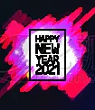 文字,2021,新年前夕,贺卡,暗色,几何形状,多样,现代,节日,天空