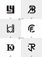 字母logo设计合集/30个字母组合logo设计
