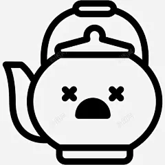 死亡咖啡壶饮料图标 UI图标 设计图片 免费下载 页面网页 平面电商 创意素材