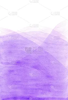 抽象水彩手绘插画。明亮的紫色波浪背景。壁纸，包装，横幅，海报，传单，卡片，封面，印刷，网页的设计元素