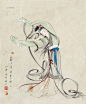 胡也佛工笔人物画作品选