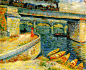 阿尼埃尔塞纳河大桥 荷兰 梵高 油画