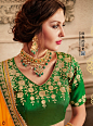 印度之印象 宝莱坞正品女装 传统楞哈三件套 高档刺绣礼服 聚会-淘宝网