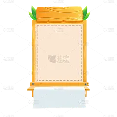 卡通感教育培训画架元素