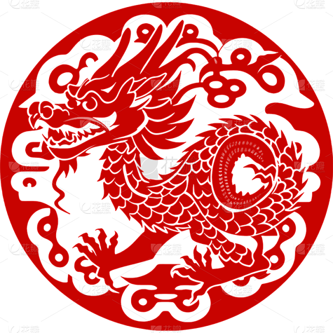 新年春节新春龙年2024立体3D龙元素