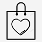 喜爱的产品包心脏图标 免费下载 页面网页 平面电商 创意素材
