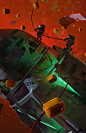 Pumpkin Space, Mac Rebisz : A late halloween painting, a bit less-science-more-fiction this time - rescue crew investigating wreckage after space pirates attack on spacecraft carrying space pumpkins 


Special thanks go to Pat Fix https://www.artstation.c