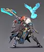 D角色 - 欧美Q版游戏 RPG 卡牌