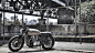 General 2560x1440 Honda motorcycle fence bridge Bobber