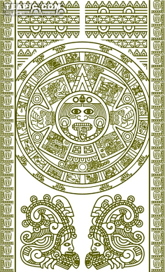 古老纹样矢量素材2#古老##纹样##图腾##埃及##法老##头像#微风凉凉